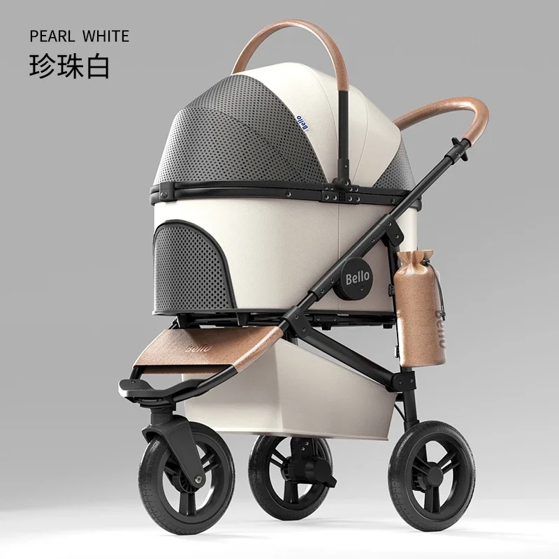 a for3-Wheel Pet Stroller for Travel & Carrying Your Furry Friend Comfortably