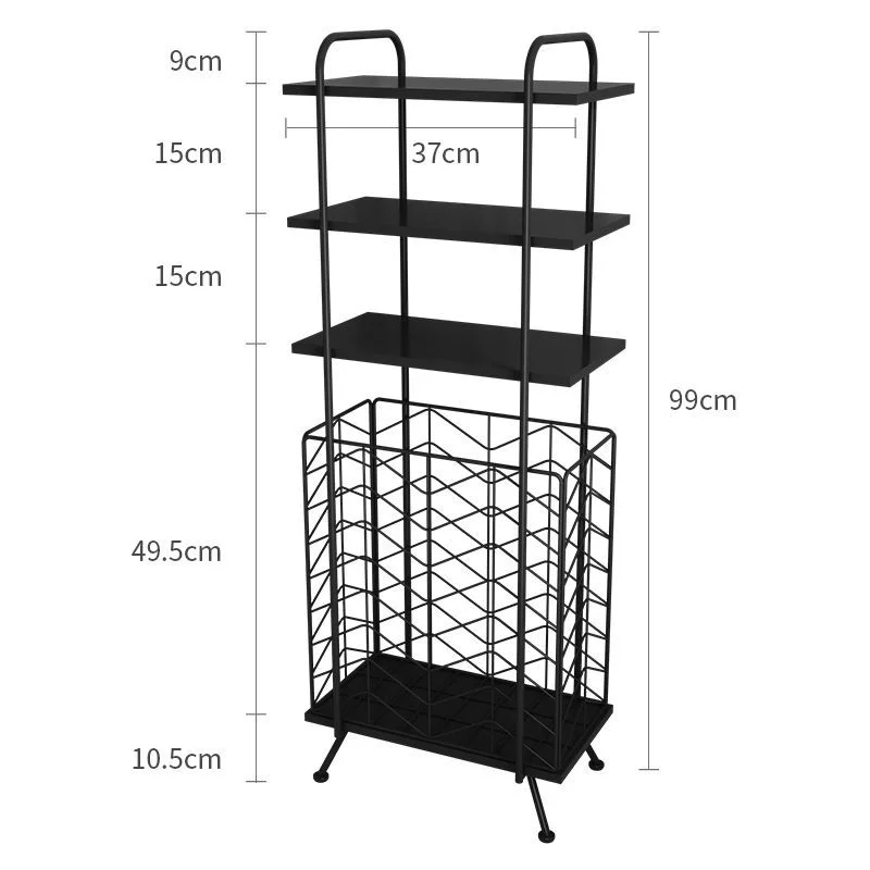 Cremalheira do armazenamento do banheiro para a roupa e o washstand, entalhe simples da parede do ferro, cremalheira da roupa, mobília do assoalho, mobília do banheiro