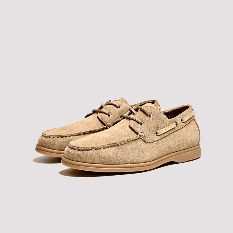 

Мужская кожаная обувь, молодежная коровья замша, модные низкие кеды для бизнеса, офиса, винтажные уличные рабочие лоферы без шнуровки, мужские оксфорды на плоской подошве