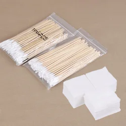 Tactical 100pcs Long Cleaning Cotton Swabs Large Tapered Clean Brush Kit for AR15 M4 AK47 AK74 Remington 870 Colt 1911