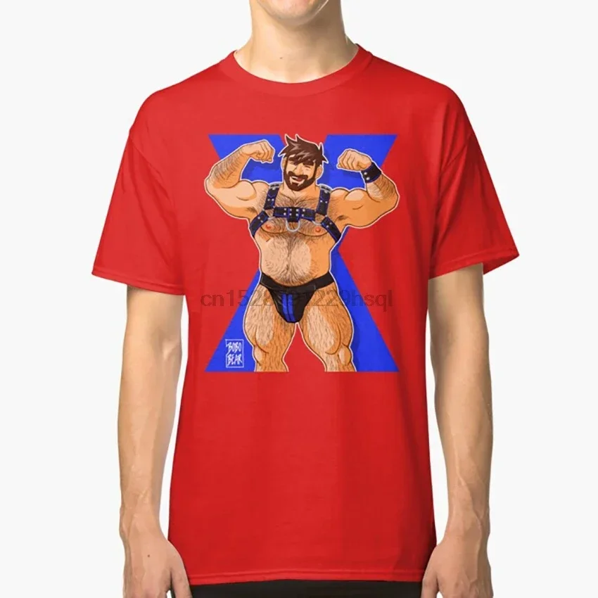 ADAM LIKES HARNESS - BLUE T Shirt bobo bear gay art bear art prideNO.1