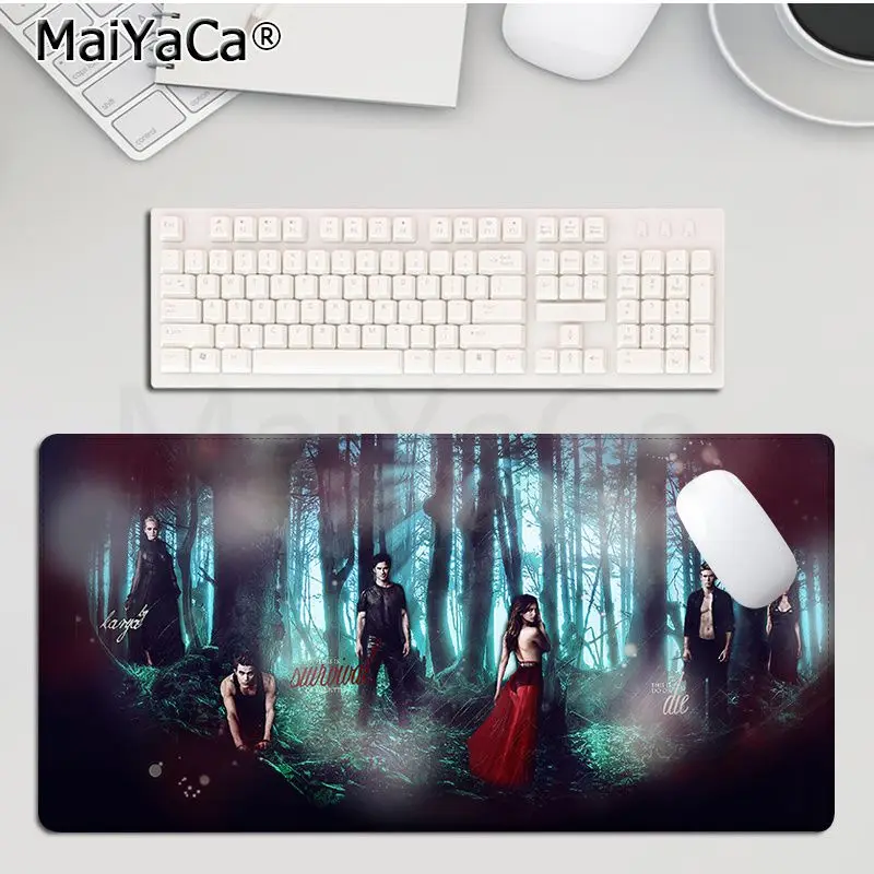 The Vampire Diaries My Favorite Unique Desktop Pad Game Mousepad Size For Large Edge Locking Game Keyboard Pad