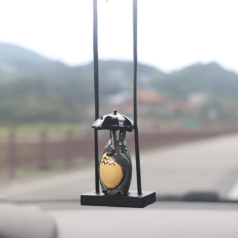 My Neighbor Totoro Car Hanging Ornament Auto Interior Pendant Charm Vehicle Rearview Mirror Decor Collectible Souvenir Accessory view 4