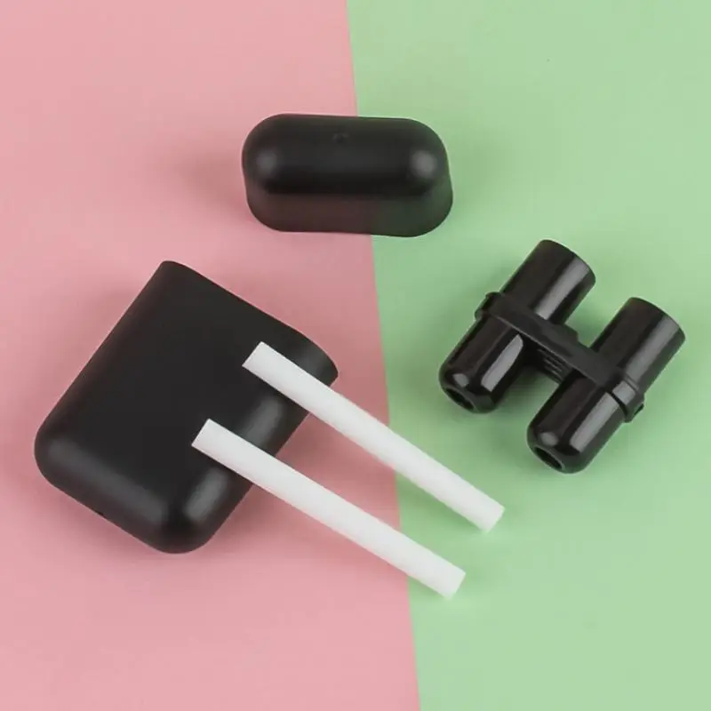 10 個の二重穴デザイン鼻吸入器スティック空のチューブ小さな鼻チューブ吸入器プラスチック眠気防止装置空のチューブ