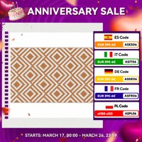 Outsunny 182x274cm Reversible outdoor carpet for Patio balcony terrace