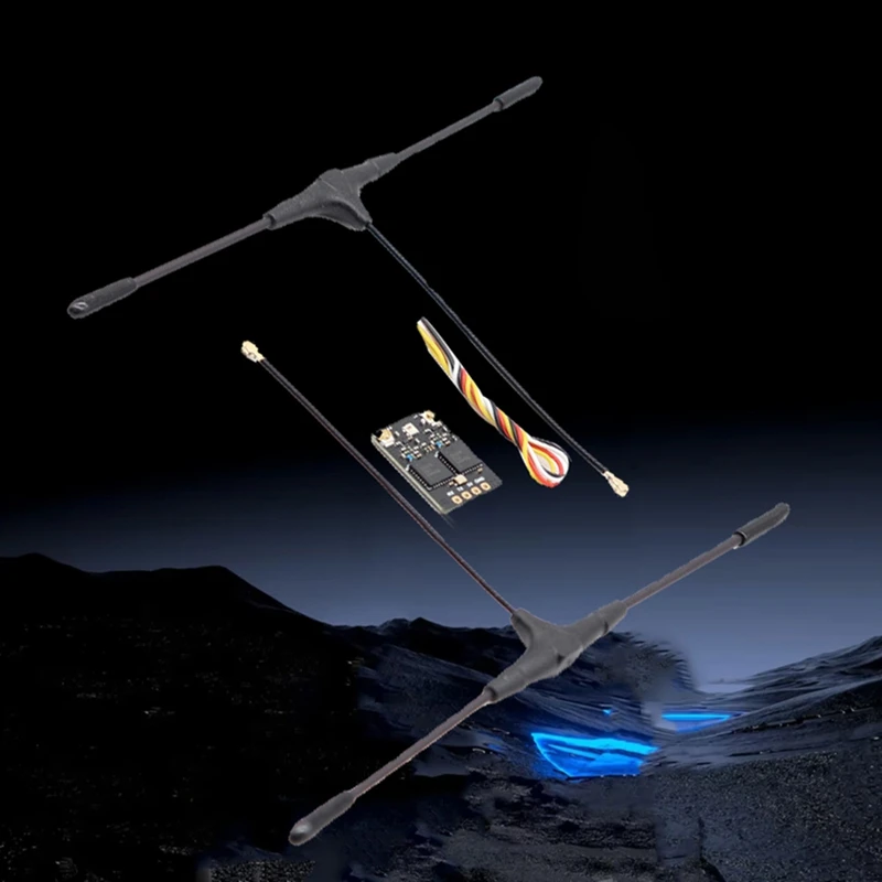 ELRS 915Mhz Dual Antenna Diversity Receiver Gemini Mode For FPV, SUPER-D Traversing Machine Long Distance Connectivity