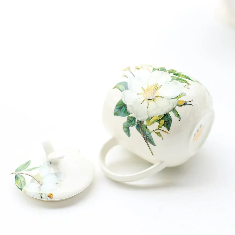 Bone China Coffee Cup Spoon Set 400ml Luxury Ceramic Mug Top-grade Porcelain Tea Cup Cafe Party Drinkware