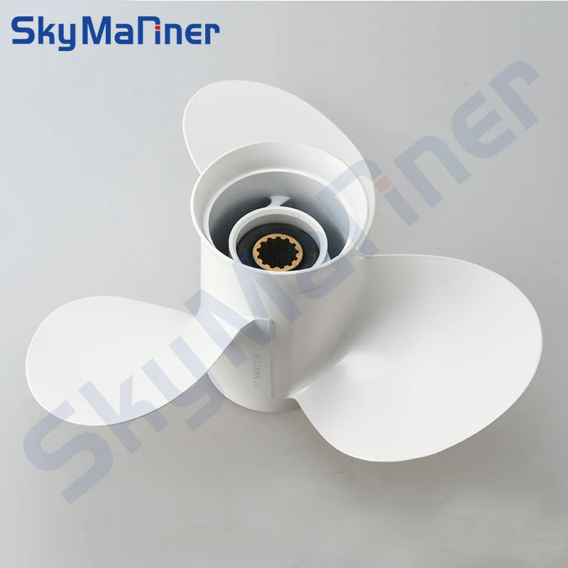 

Aluminum Propeller 663-45947-02-EL For Yamaha 40HP 60HP Eninge Size 11 5/8x11 663-45947 663-45947-02 Accessories Replaces Parts