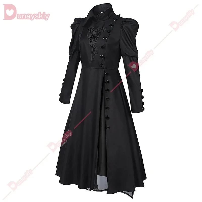 DY20Wicked Witch Elphaba Косплей Фантазия Костюм Маскировка для Женщин Черное Платье Шляпа Ведьма Одежда Для Ролевых Игр Хэллоуин Карнавал S