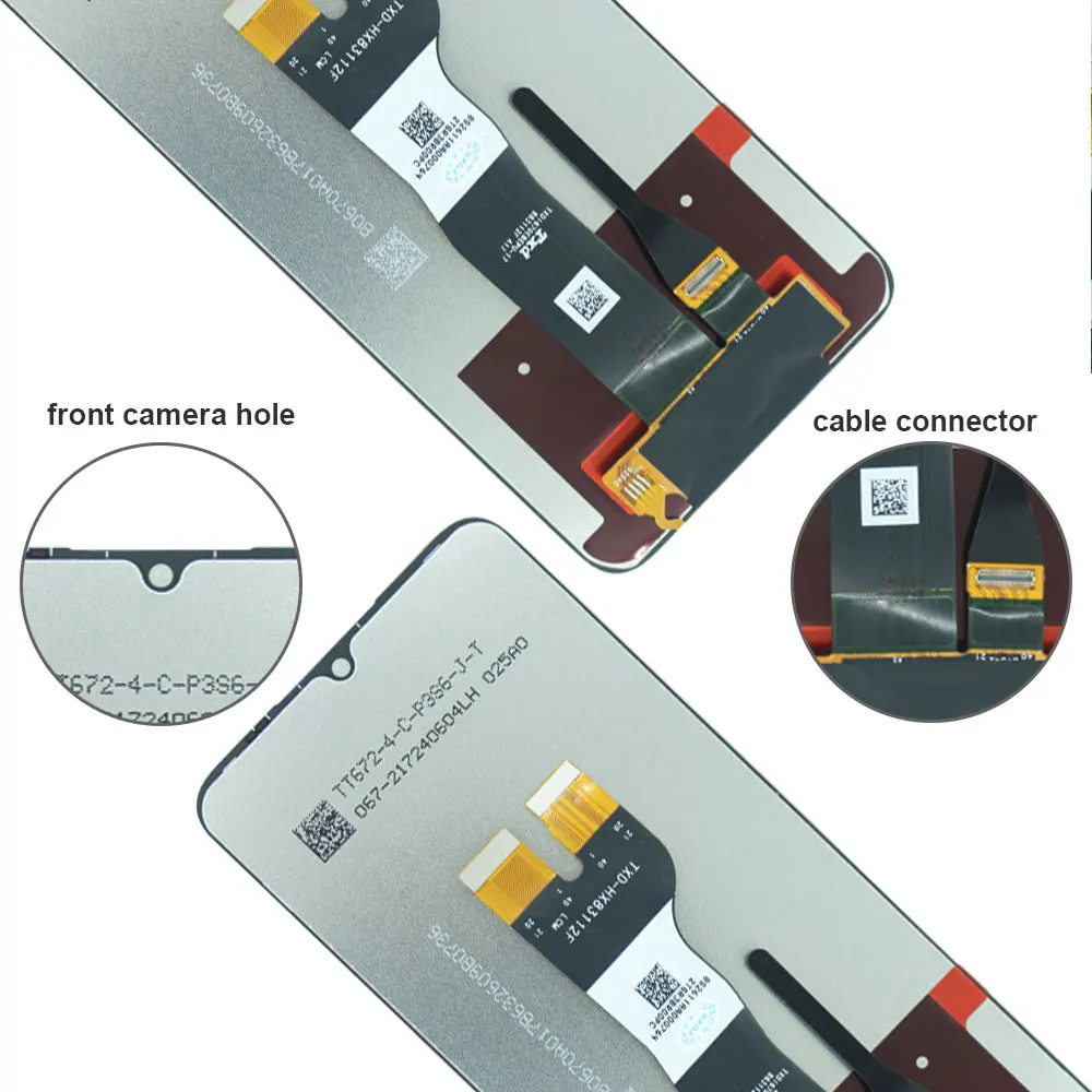 A05s LCD لسامسونج غالاكسي A05s 4G A057F A057M A057G شاشة الكريستال السائل محول الأرقام بشاشة تعمل بلمس استبدال الجمعية لسامسونج A05s