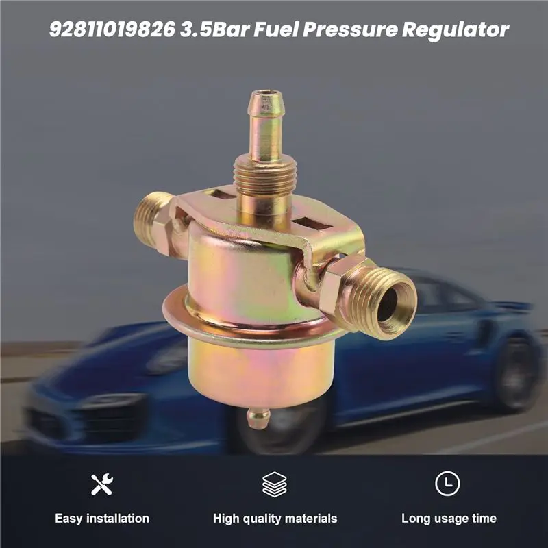92811019826 3.5Bar Fuel Pressure Regulator For 911 Coupe Targa 928 959 Coupe 911 Cabrio-A54R
