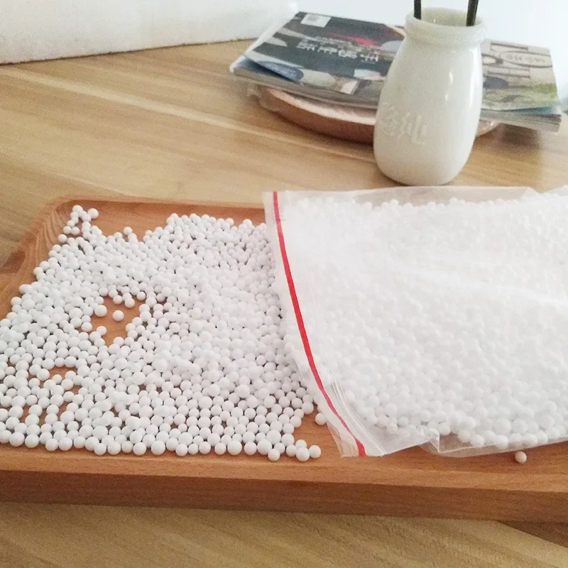 Factory Wholesale 250g/500g White Foam Ballsbag Baby Filler Bed Sleeping Pillow Bean Bags Chair Sofa Beads Filler Styrofoam Ball