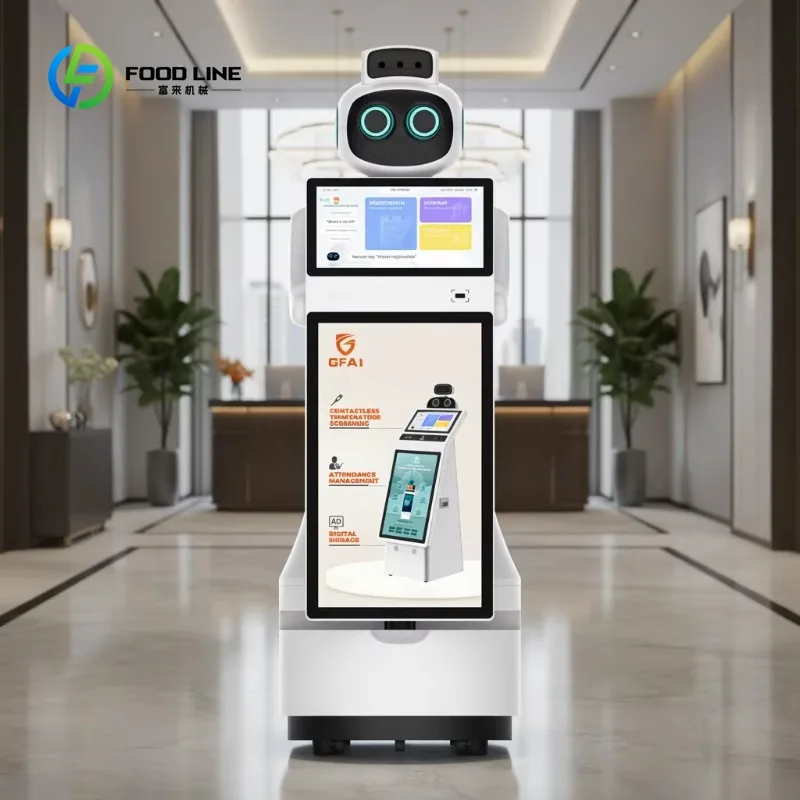 Customized Big Screen Intelligent AI Reception Welcome Humanoid Service Robot Business Smart Robot Commercial Reception Robots