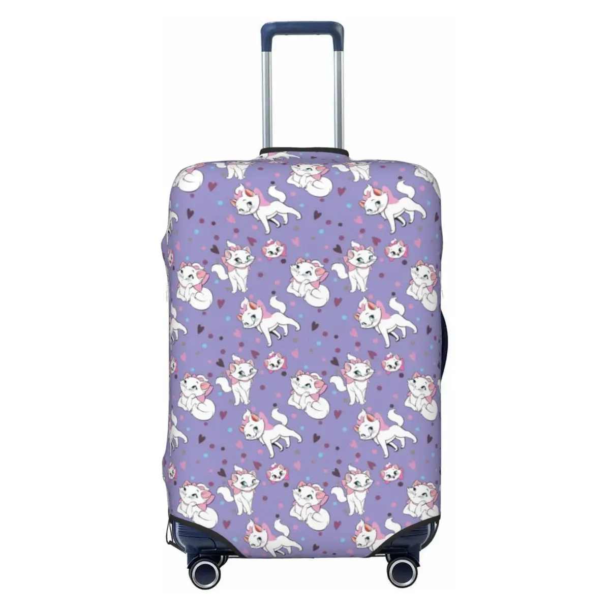 

Custom The Aristocats Marie Cat Luggage Cover Protector Cute Kawaii Travel Suitcase Protective Cover for 18-32 Inch