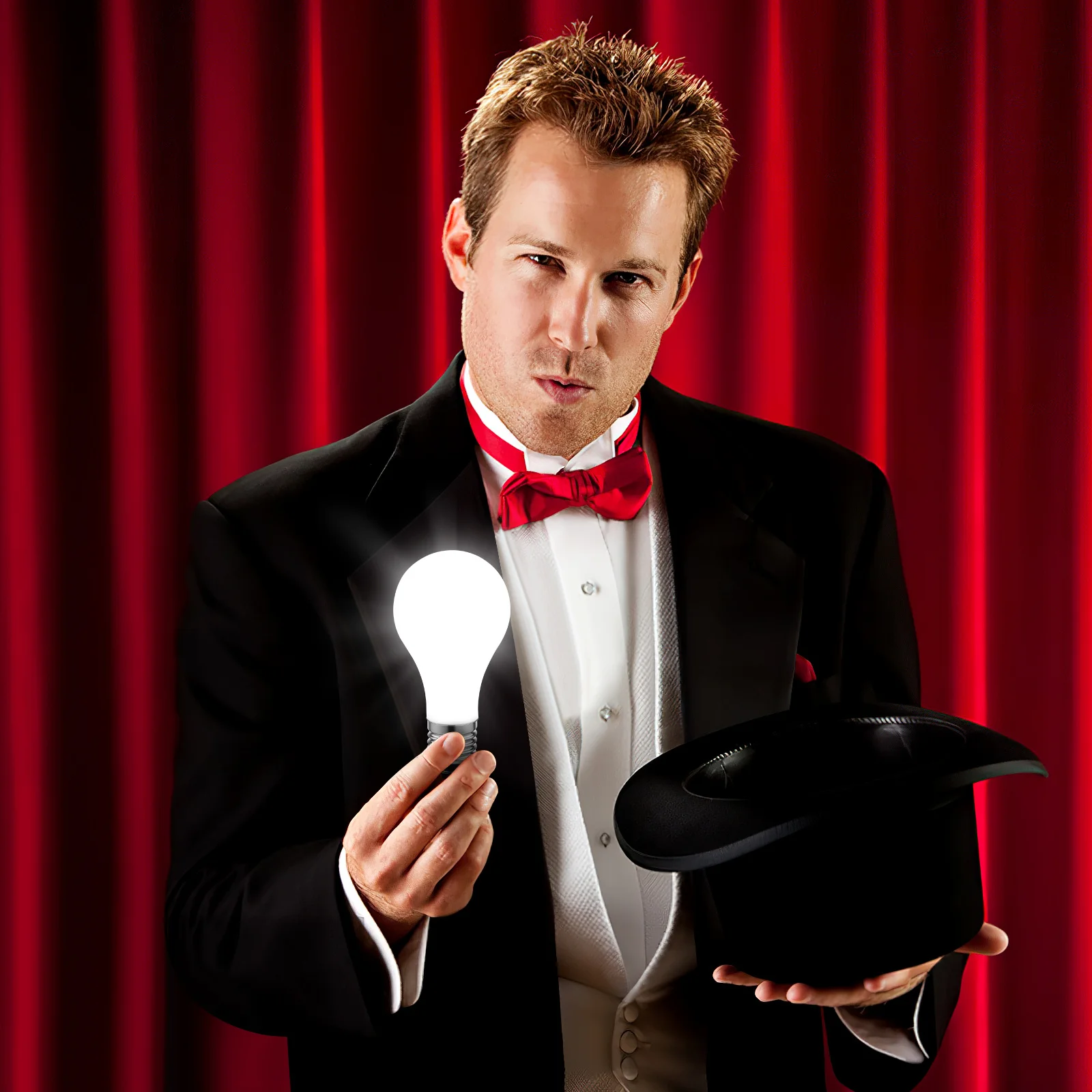 لمبة إضاءة دعائم خدعة سحرية للمتعة، سهلة الاستخدام، مزاج رومانسي، تصميم بلاستيكي متين #1