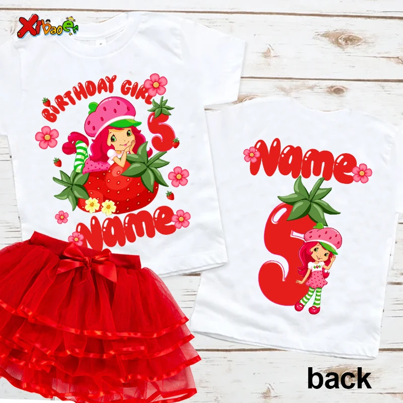 

Rosita Fresita Birthday Outfit Tutu Set Shirt Girl TShirt Sweet One Party Outfits T-shirt Kids Matching Outfits Girls Shirts 6th