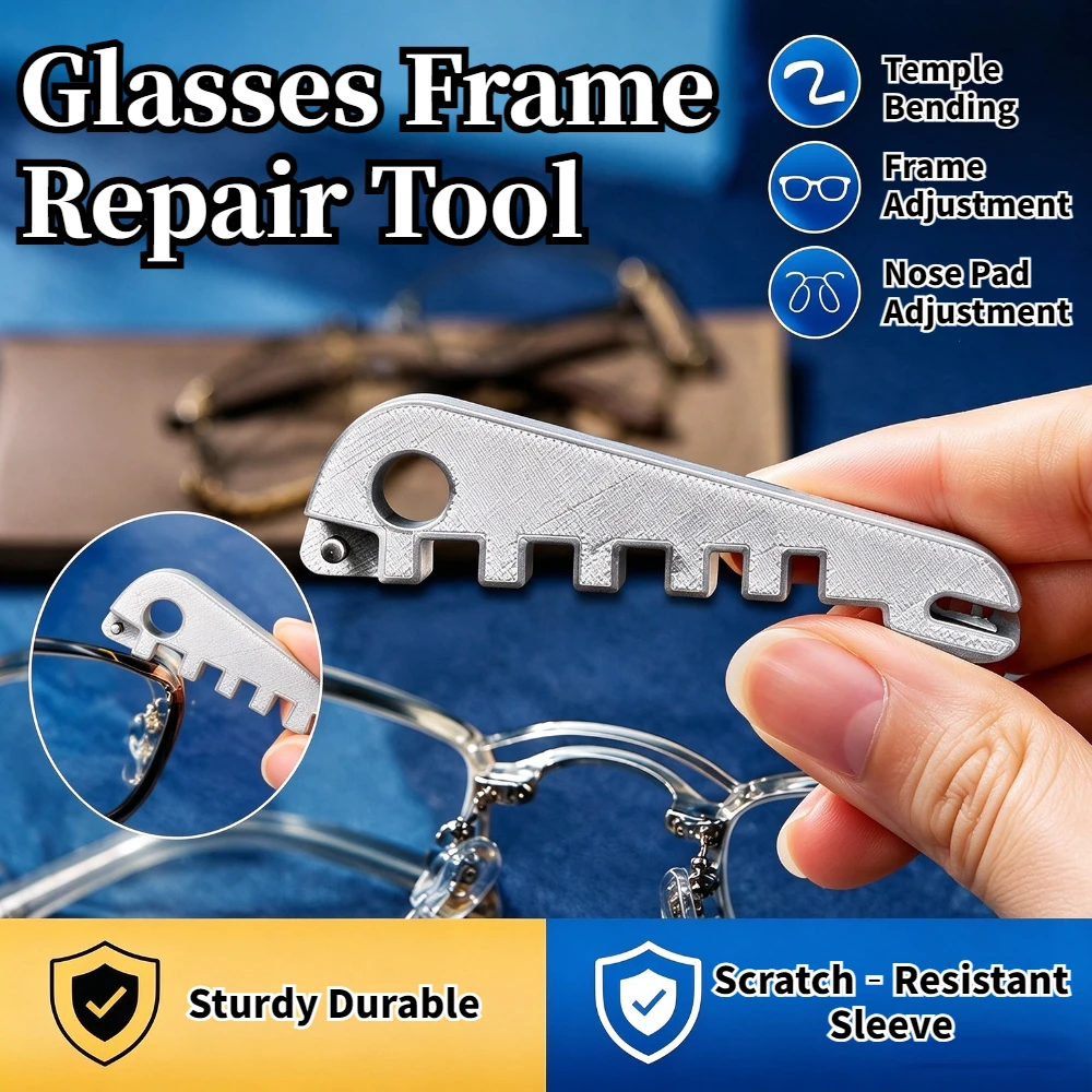 Eyeglass Frame Bending Tool for Leg Adjustment and Crease Repair Straighten Bent Arms with Precision Repair Pliers