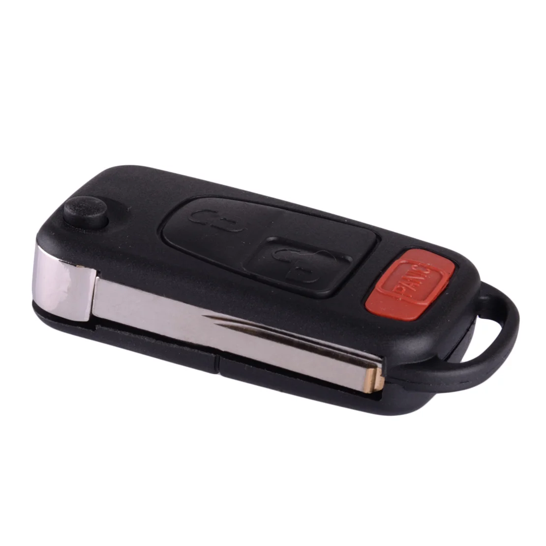 2Pcs 3 Button Keyless Remote Fob Flip Shell Fit for Chrysler Crossfire 2004-2008 Mercedes Benz SLK230/SLK320/SLK32 AMG 1998-2004