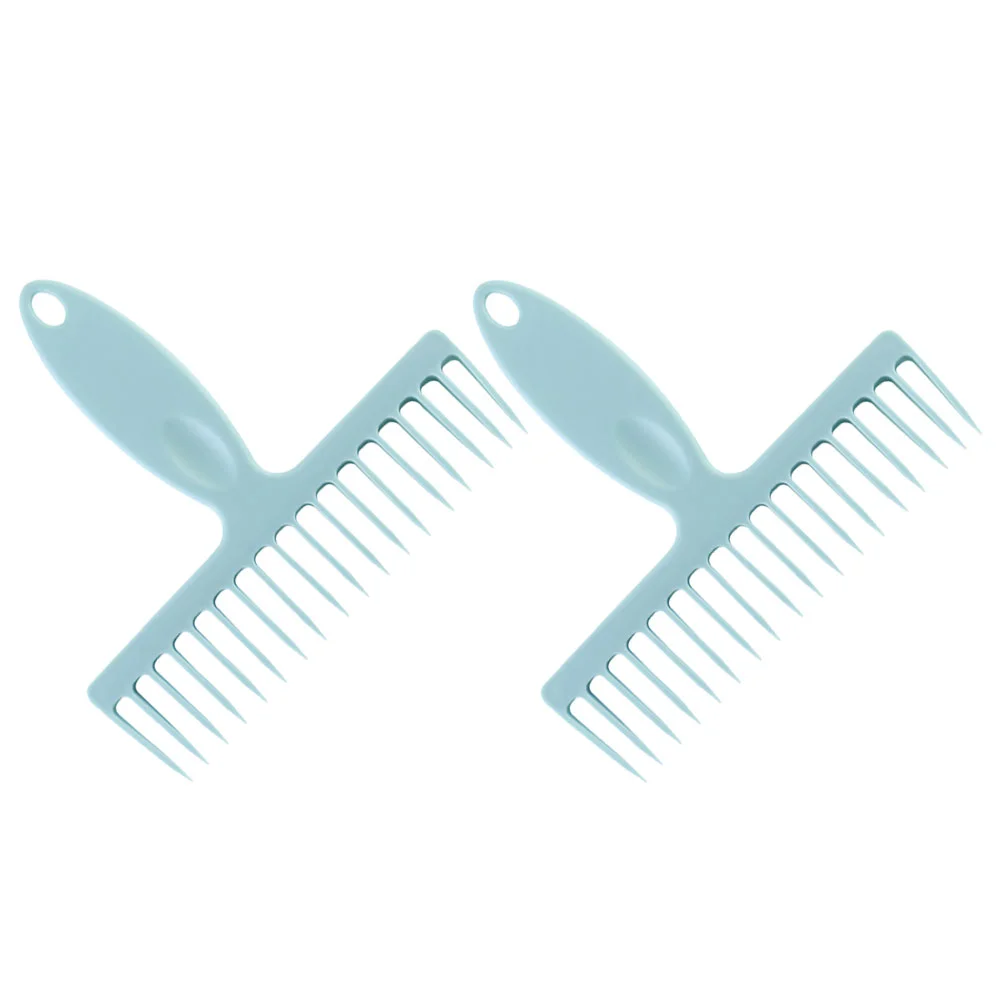 2 Pcs Make up Brush Cleaner Broom De-linting Teeth Convenient Cleaning Comb Tooth Dad