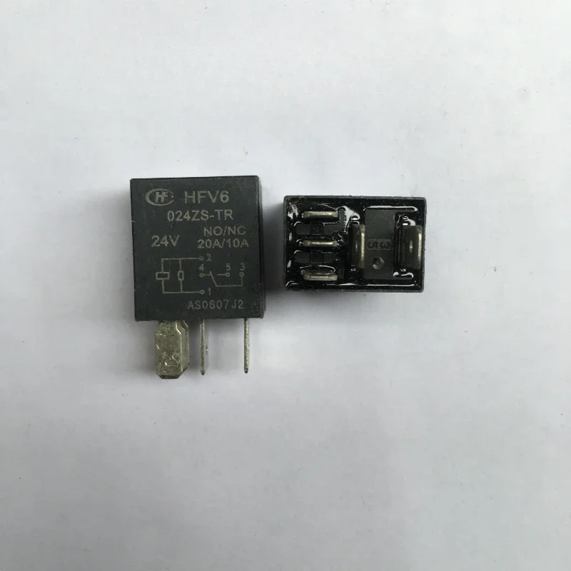 

（Brand-new）1pcs/lot 100% original genuine relay:HFV6 024ZS-TR 24V HFV6 024ZS-TR 5pins