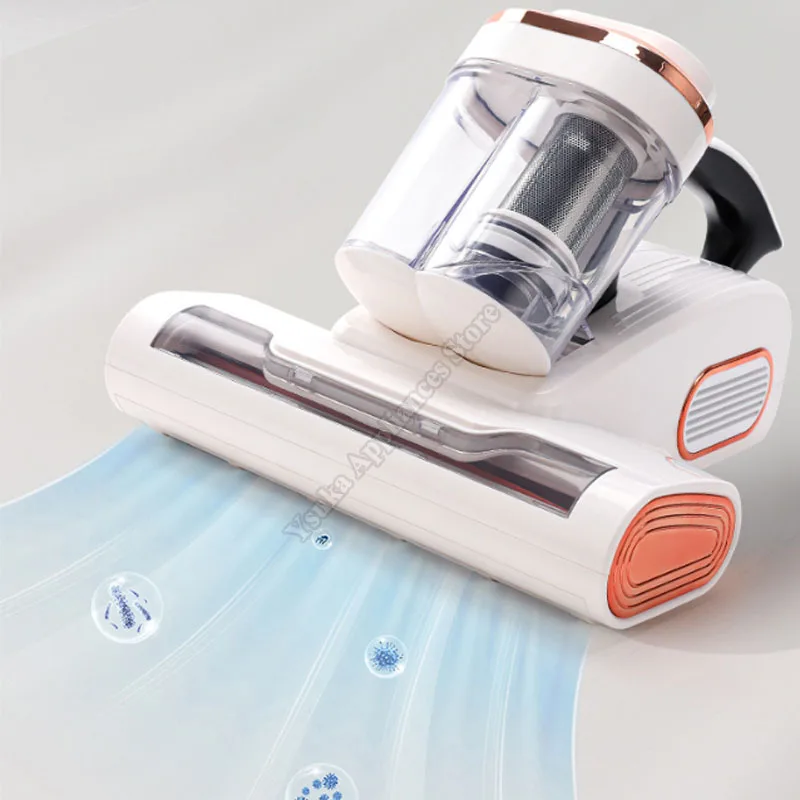 أكواب غبار مزدوجة للمكنسة الكهربائية التي تهز السرير لها قوة شفط قوية وإزالة الغبار #3