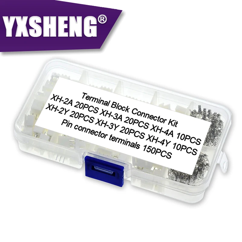 250PCS Xh2.54Mm 2P …