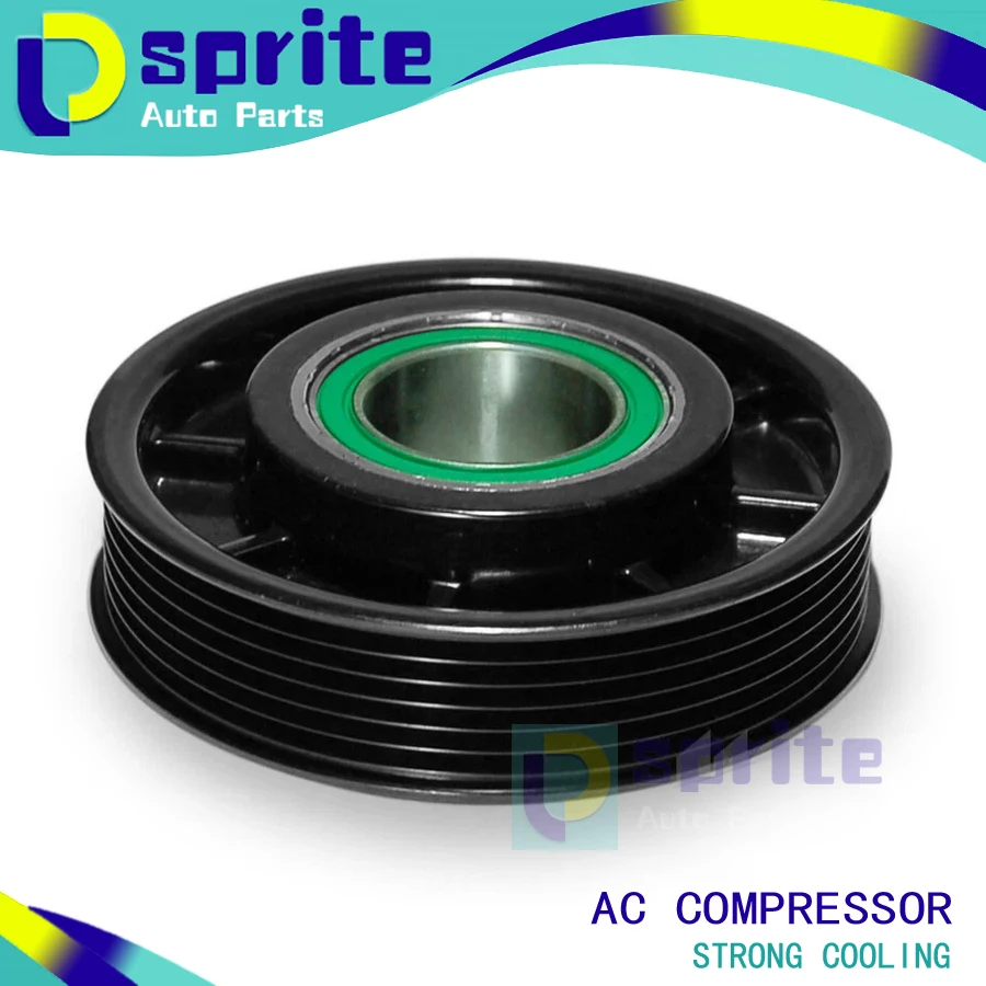 6SEU16C AC Compressor Pulley For Mercedes C-Class C300  E-Class E350 GLK-Class GLK280 300 SLK 200  A0022303111 A0032304811