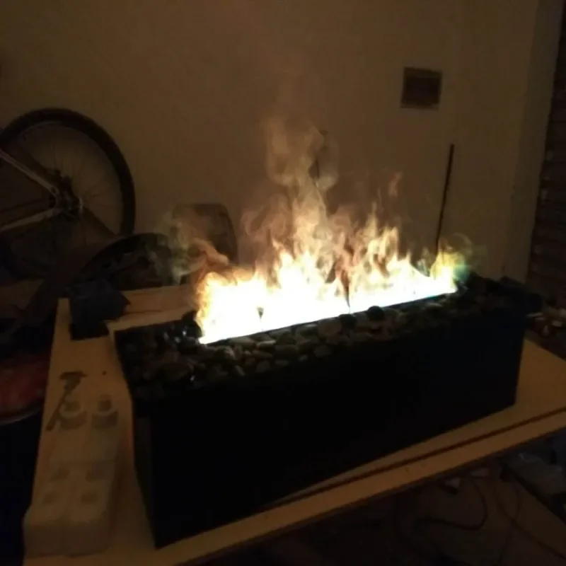 48-Inch 3D Water Vapor Electric Fireplace With Logs Or Pebbles Low Price Product
