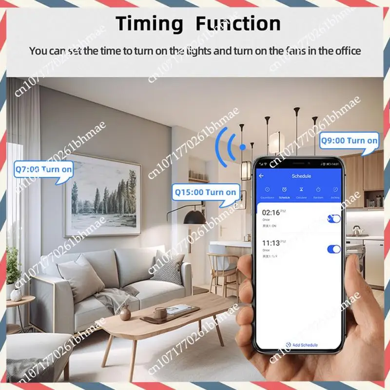 -A21Z TUYA Smart WIFI Contatore di energia Interruttore automatico 1P con misurazione Kwh, monitoraggio del relè timer e protezione dalle perdite