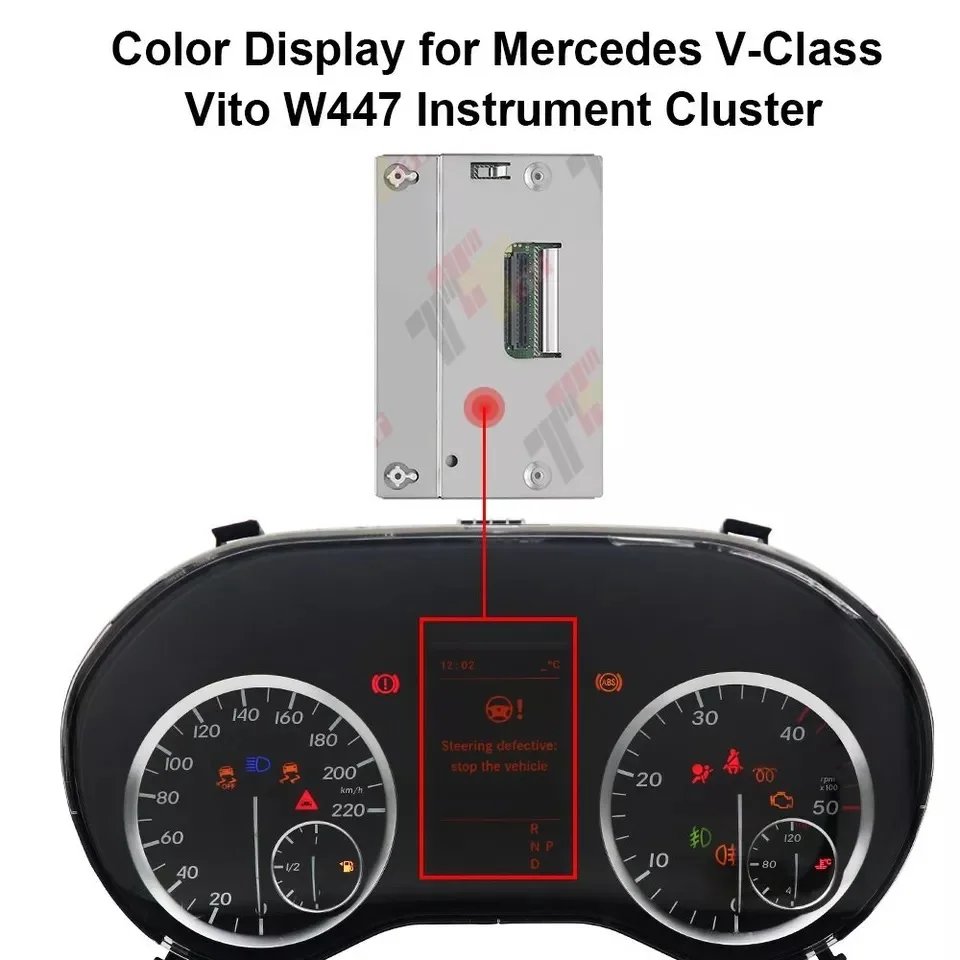 

LCD Color Display for MercedesBenz V Class Vito W447 Dashboard Instrument Cluster