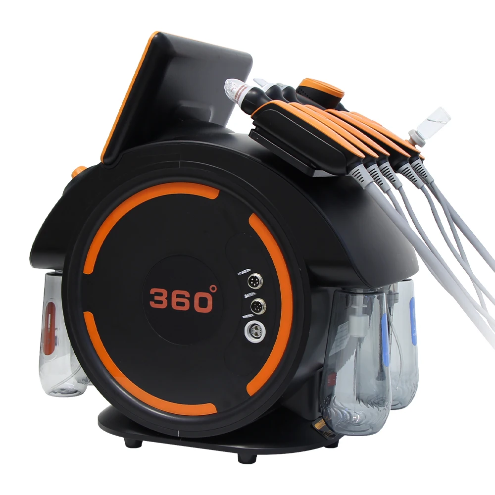 AOKO-máquina H2O2 para eliminación de espinillas, microdermoabrasión, rejuvenecimiento de la piel, hidrógeno, oxígeno, pequeña burbuja Visible