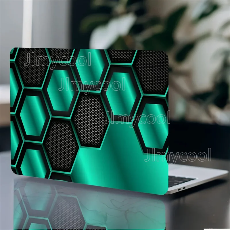 2pieces Laptop Art Sticker Future Technology Design Protective Case Universal Netbook Skin Sticker Non Reusable Laptop Skin