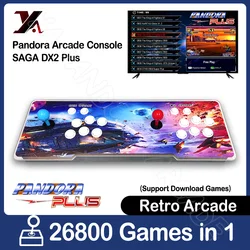 26800 Pandora DX Plus Box Arcade Game Machine Joystick duplo 720P HD conectado adequado para jogos em família