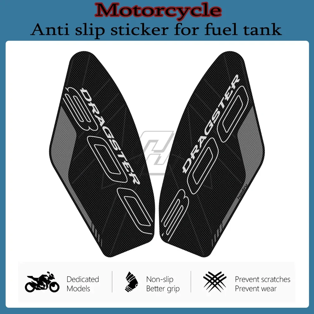 For MV Agusta DRAGSTER 800 RC RR AMERICA PIRELLI 2019-2020 Motorcycle Side Tank Pad Protection Knee Grip Anti-slip