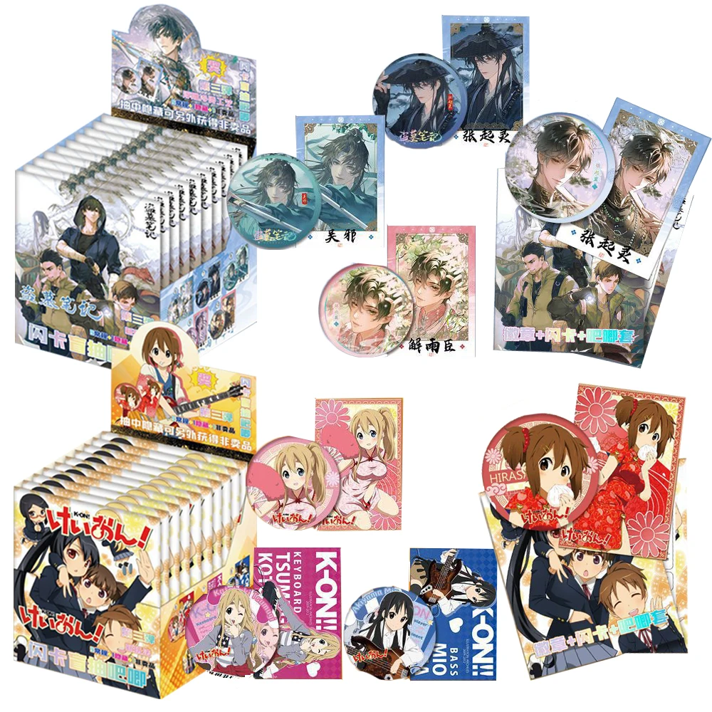 

New Anime Peripheral Cards Demon Slayer Badge Playing Characters Accessories Collection Toys Christmas Party Gifts for Children