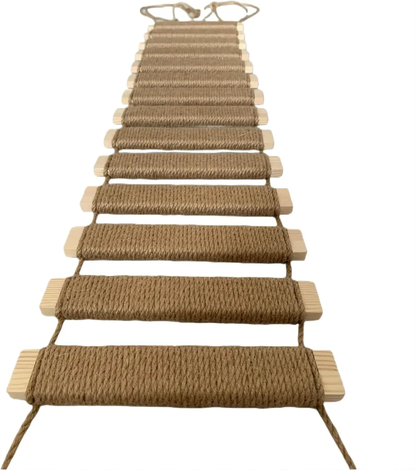 40In Cat Ladder, Sisal Rope Bridge, Climbing Frame Accessory, Cat Cage Accessories (B-40In)