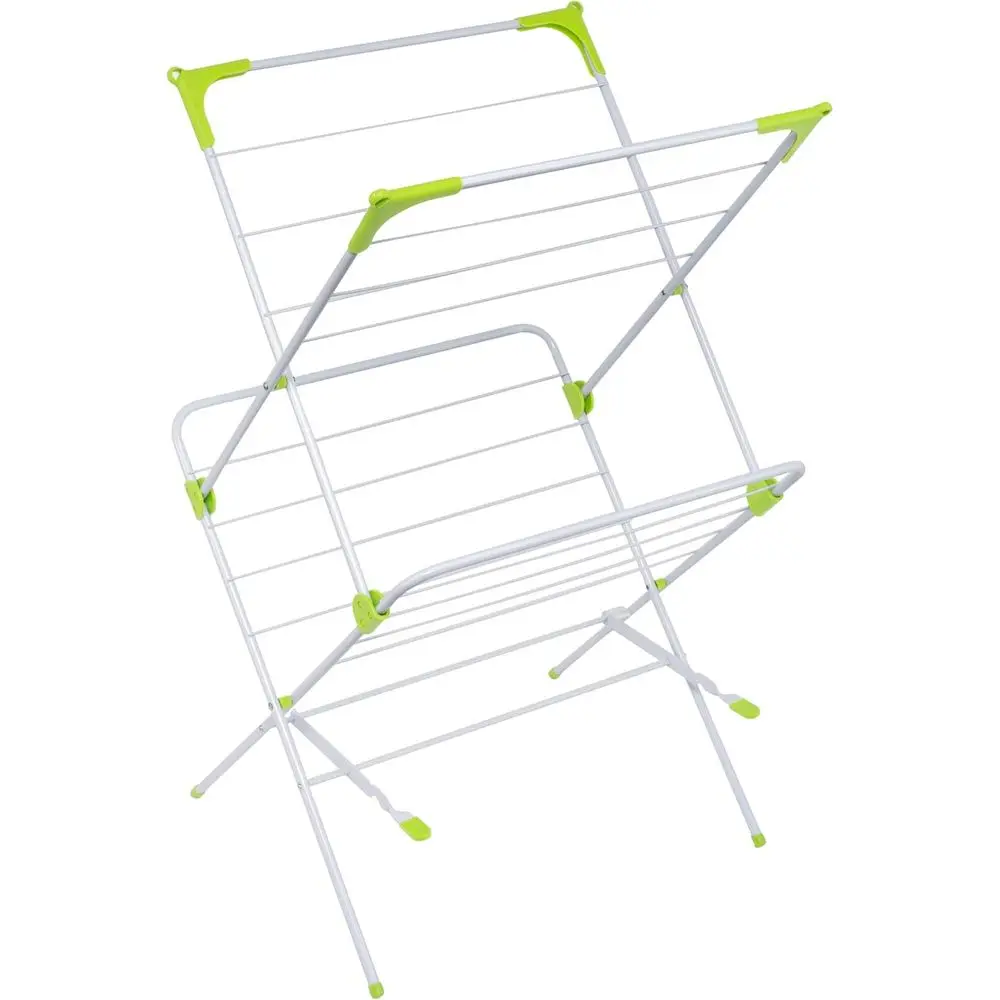 

Складная сушилка для белья с регулировкой высоты - отдельно стоящая, подходит для использования в помещении и на улице