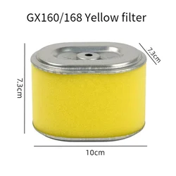 Gasoline Engine Air Filter Element Engine Replacement Accessories GX160 168F 170 Air Filter Sponge Paper Filter Element Engine