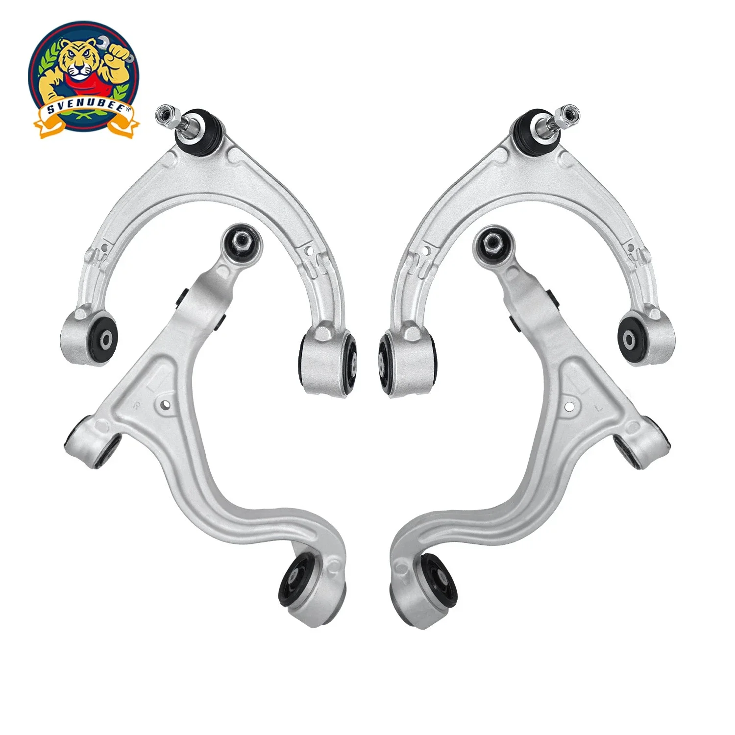 

Svenubee 4PCS Front Upper Lower Control Arm with Ball Joint Suspension Kit Fits For Porsche Panamera(970) 2014 2015 2016