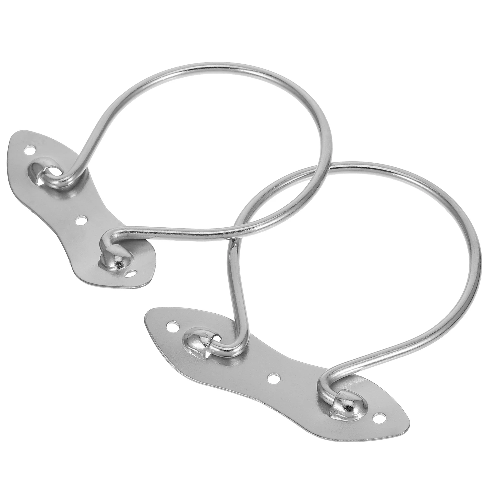 2pcs Metal Chest Handle For Wooden Box Iron Handle Drawer Wardrobe Cabinet Surface Mounted Durable Hardware Parts