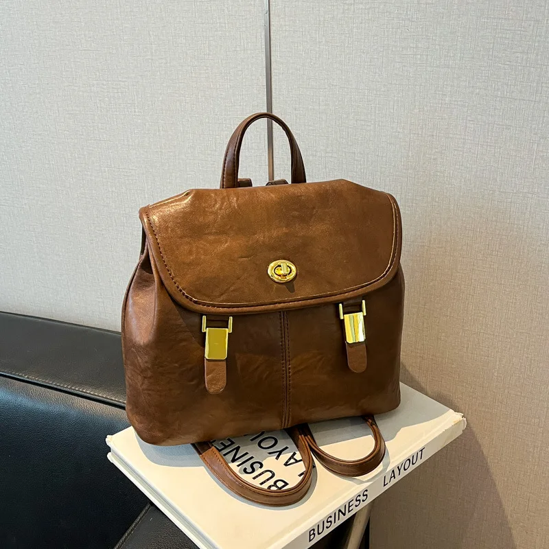 New Fashionable Travel Casual Versatile Large-Capacity Backpack and Handbag