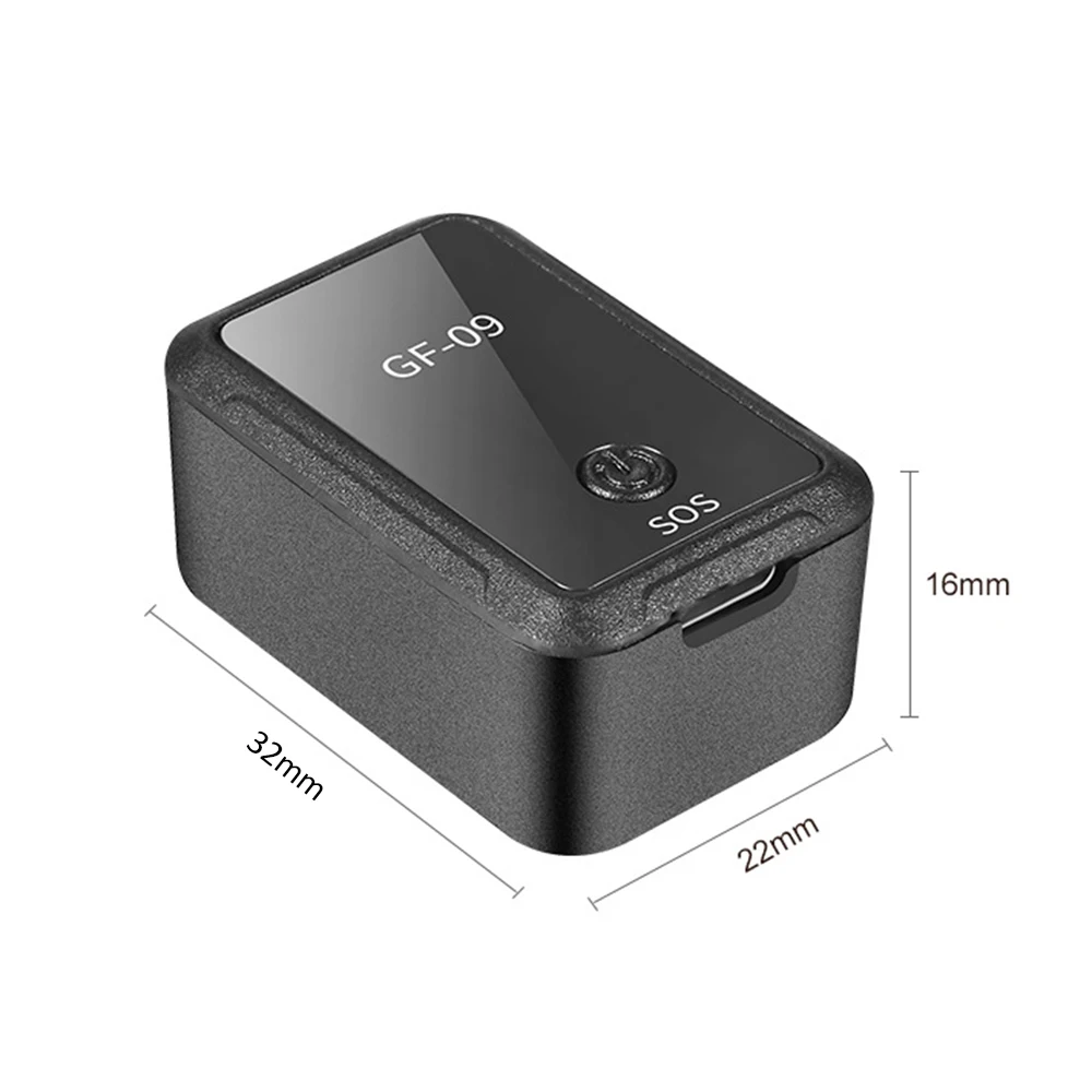GF09 Mini GPS Tracker Car L Ocator Real Time Tracking Location Voice Recording Anti-lost Positioner Device for Child Pet Dog