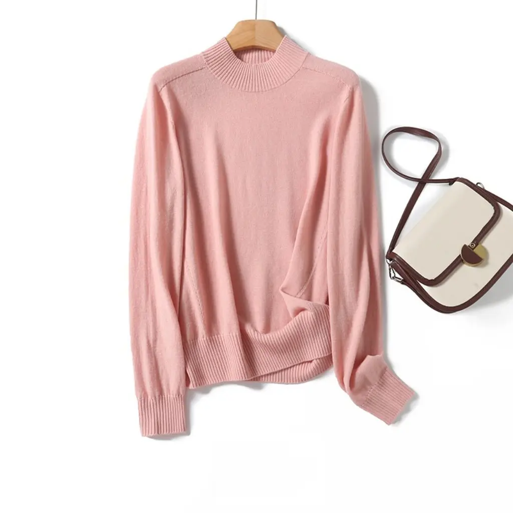 

Женский шерстяной свитер Labull Puyuan с круглым вырезом, повседневный осенне-зимний вариант, лучшее BN711