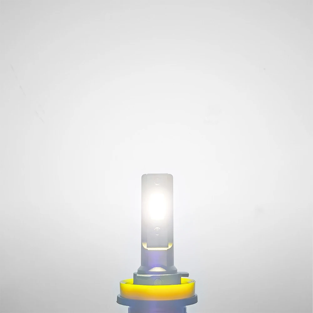 2Pcs AUXITO Fog LED H8 H9 H11 H10 H16JP 5202 880 H27W/1 White/Yellow Amber Canbus Fog Lights DRL 48W High Power 12V 2000LM CSP