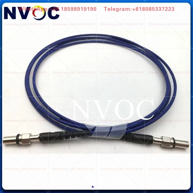 Silica Metal Ferrule Armored Fiber Patch Cord MM 600um VIS-NIR 400-2200nm 0.22NA Optimized FC/SMA905,3.0mm,2M