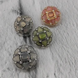 18/20/23MM Multi Color Fashion Metal Buttons Of Clothing Wholesale High Quality Designed Shank Buttons For Sewing Accessories