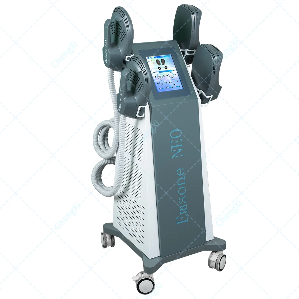 Emsone NEO Lichaamsvormende Machine 4-handgrepen + Rf Lichaamsvormende Schoonheid Draagbare Elektrische Spierstimulator Ems Lichaamsvormgeving