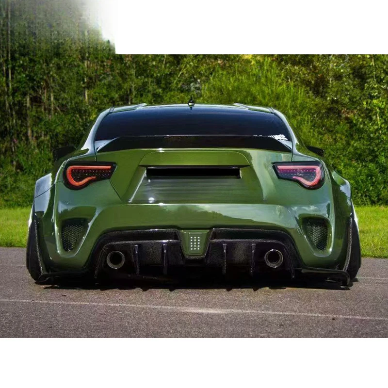 High Quality Robot Style Fiberglass Wide Body Kit Bumper Hood Upgrade Fit For GT86 BRZ
