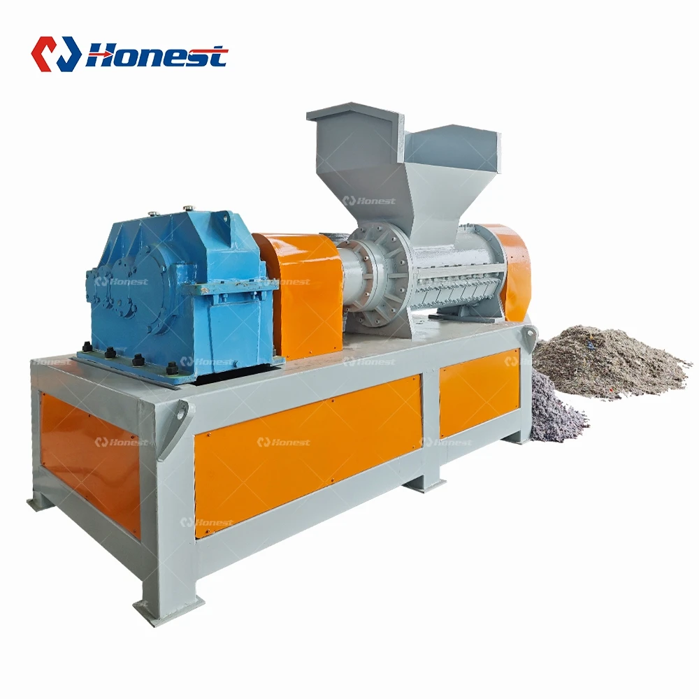 Spiral Screw Crusher Machine Plastic Crusher Low Noise Universal Crusher Shredder Multi-function Waste Recycling Plastic
