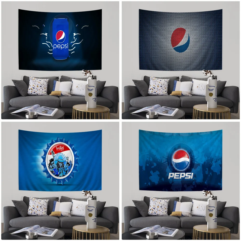 Brand Art P-Pepsis Cartoon Tapestry Art Science Fiction Room Home Decor Wall Hanging Sheets